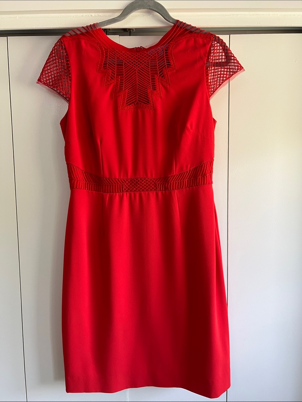 ANTONIO MELANI Vibrant Blood Orange Dress